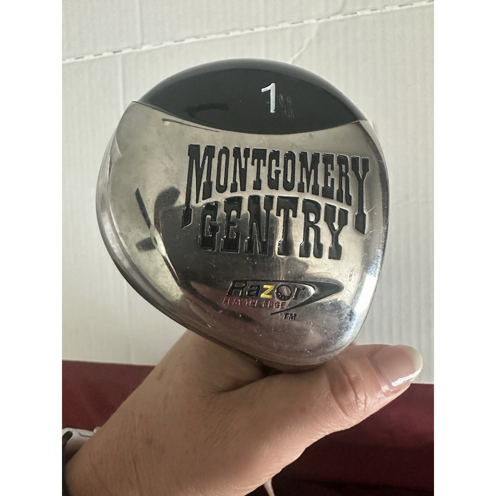 RARE Montgomery Gentry Autographed Razor Golf Club Driver - Picture 10 of 16